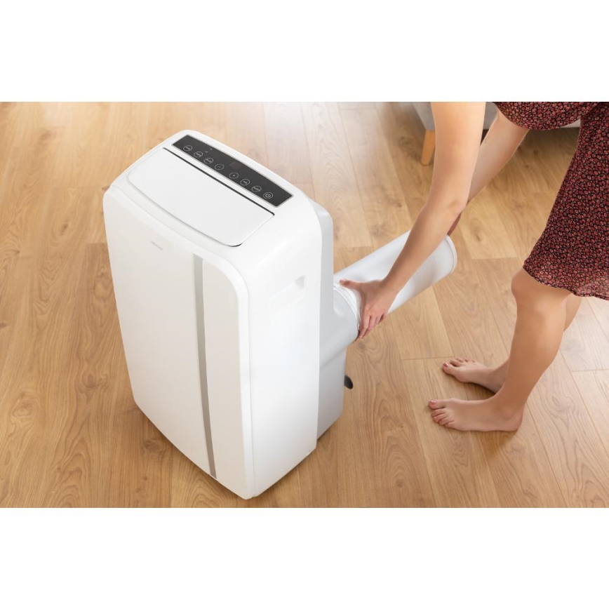 Sencor - Išmanusis mobilus oro kondicionierius 3in1 su visais priedais 1450W/230V 12000 BTU Wi-Fi balta + nuotolinio valdymo pultas