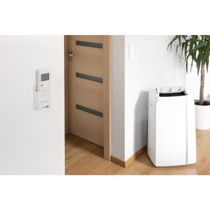 Sencor - Išmanusis mobilus oro kondicionierius 3in1 su visais priedais 1450W/230V 12000 BTU Wi-Fi balta + nuotolinio valdymo pultas