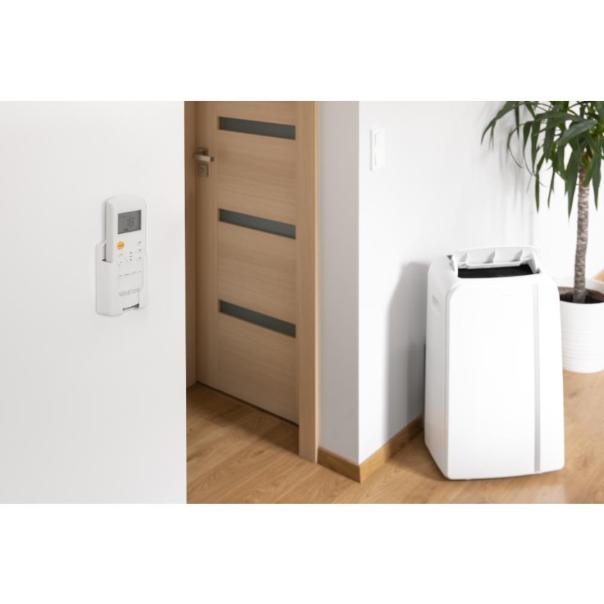 Sencor - Išmanusis mobilus oro kondicionierius 3in1 su visais priedais 1450W/230V 12000 BTU Wi-Fi balta + nuotolinio valdymo pultas