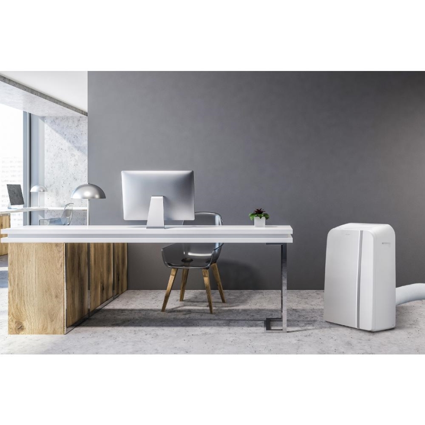 Sencor - Išmanusis mobilus oro kondicionierius 3in1 su visais priedais 1450W/230V 12000 BTU Wi-Fi balta + nuotolinio valdymo pultas