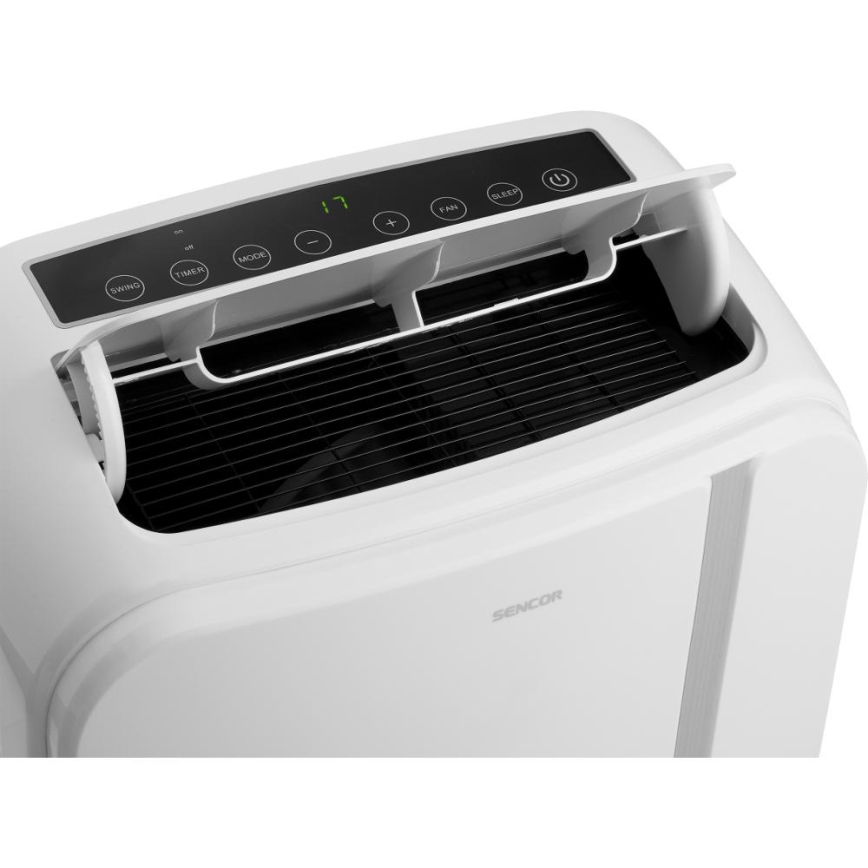Sencor - Išmanusis mobilus oro kondicionierius 3in1 su visais priedais 1450W/230V 12000 BTU Wi-Fi balta + nuotolinio valdymo pultas