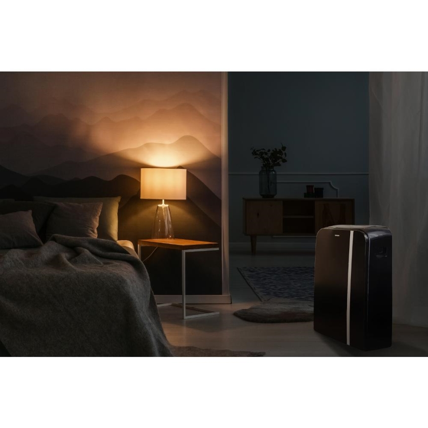 Sencor - Išmanusis mobilus oro kondicionierius 3in1 su visais priedais 1450W/230V 12000 BTU Wi-Fi juoda + nuotolinio valdymo pultas