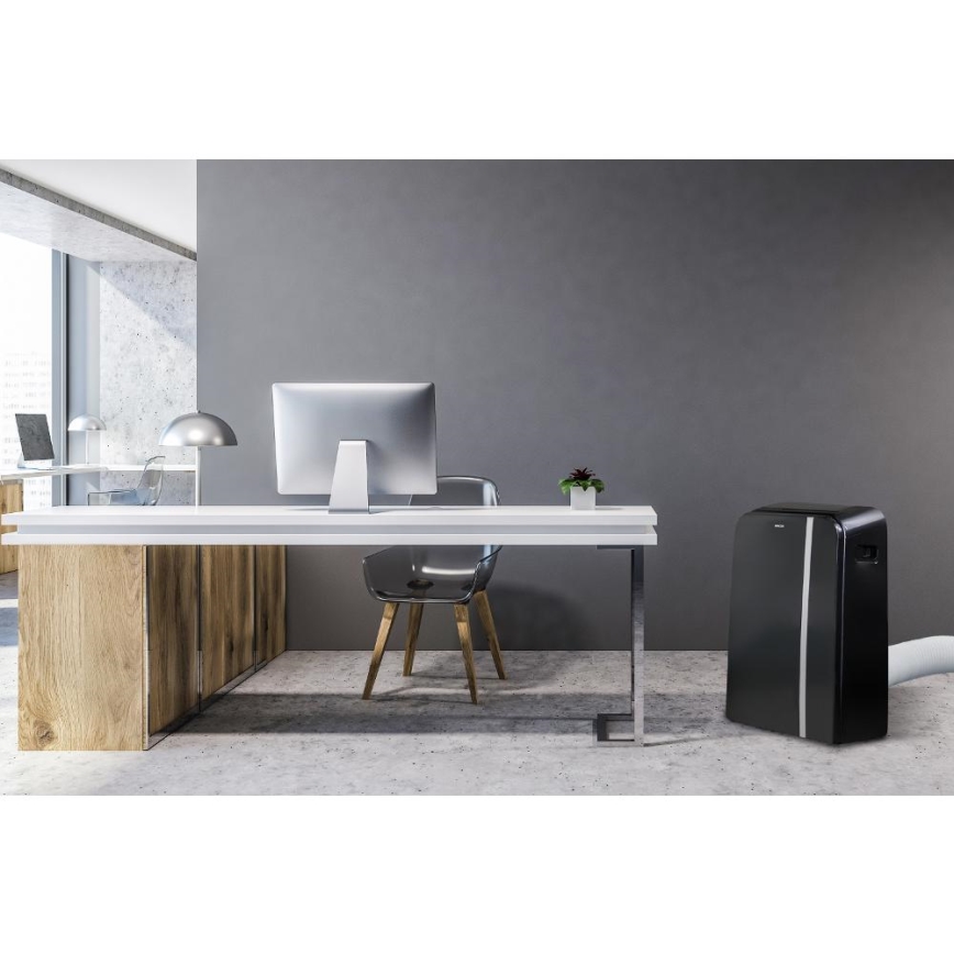 Sencor - Išmanusis mobilus oro kondicionierius 3in1 su visais priedais 1450W/230V 12000 BTU Wi-Fi juoda + nuotolinio valdymo pultas