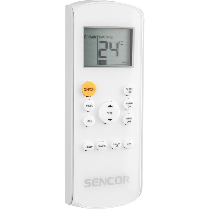 Sencor - Išmanusis mobilus oro kondicionierius 3in1 su visais priedais 1450W/230V 12000 BTU Wi-Fi juoda + nuotolinio valdymo pultas