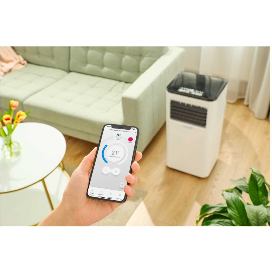 Sencor - Išmanusis mobilus oro kondicionierius 3in1 su visais priedais 805W/230V 8000 BTU Wi-Fi + nuotolinio valdymo pultas