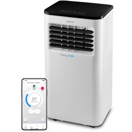Sencor - Išmanusis mobilus oro kondicionierius 3in1 su visais priedais 805W/230V 8000 BTU Wi-Fi + nuotolinio valdymo pultas