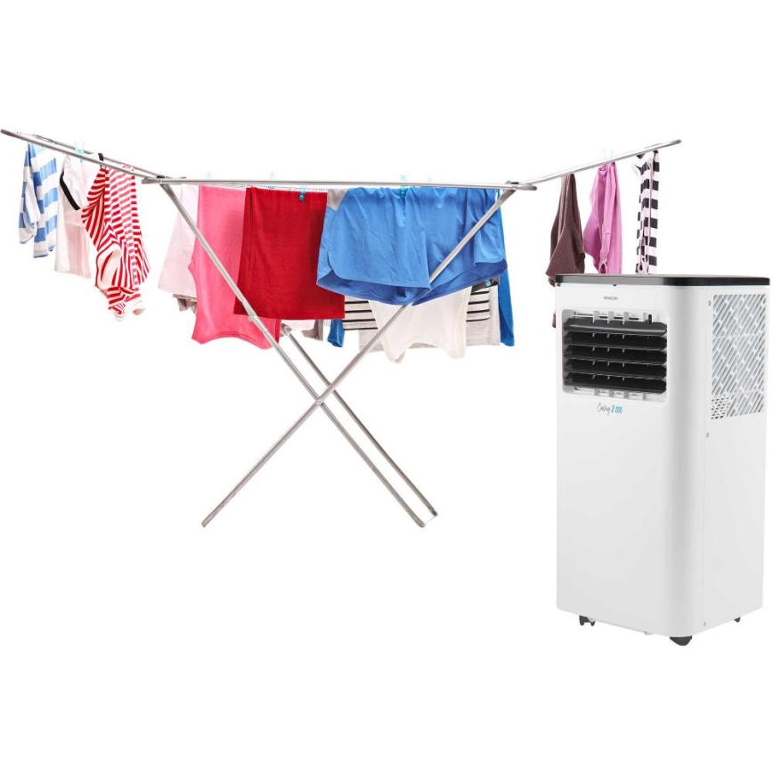 Sencor - Išmanusis mobilus oro kondicionierius 3in1 su visais priedais 805W/230V 8000 BTU Wi-Fi + nuotolinio valdymo pultas