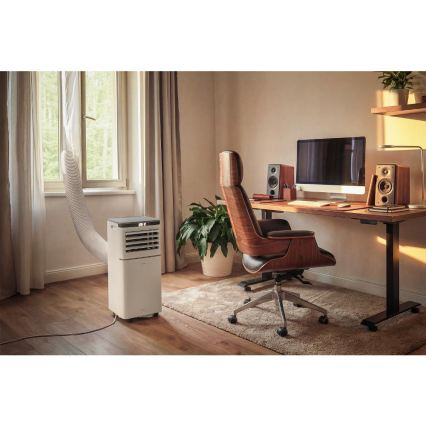 Sencor - Išmanus mobilus oro kondicionierius 3 viename su pilnu priedų komplektu 815W/230V 8000 BTU Wi-Fi baltas + nuotolinis valdymas