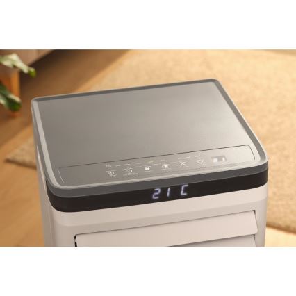 Sencor - Išmanus mobilus oro kondicionierius 3 viename su pilnu priedų komplektu 815W/230V 8000 BTU Wi-Fi baltas + nuotolinis valdymas