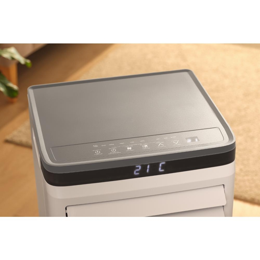 Sencor - Išmanus mobilus oro kondicionierius 3 viename su pilnu priedų komplektu 815W/230V 8000 BTU Wi-Fi baltas + nuotolinis valdymas