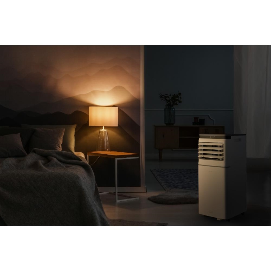 Sencor - Išmanus mobilus oro kondicionierius 3 viename su pilnu priedų komplektu 815W/230V 8000 BTU Wi-Fi baltas + nuotolinis valdymas