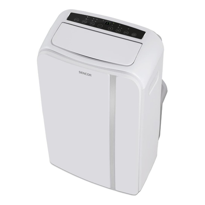 Sencor - Išmanusis mobilus oro kondicionierius 3in1 su visais priedais 1450W/230V 12000 BTU Wi-Fi balta + nuotolinio valdymo pultas