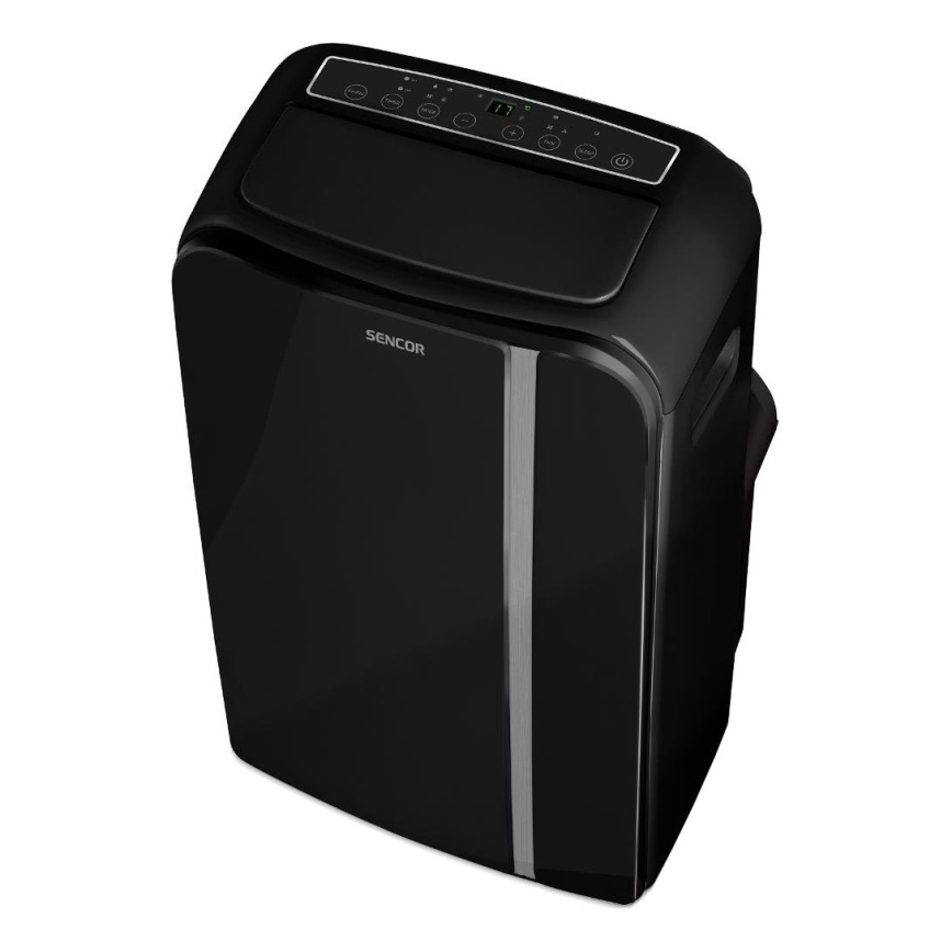 Sencor - Išmanusis mobilus oro kondicionierius 3in1 su visais priedais 1450W/230V 12000 BTU Wi-Fi juoda + nuotolinio valdymo pultas