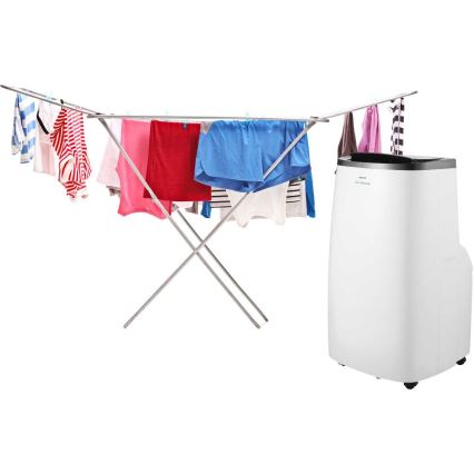 Sencor - Išmanus mobilus oro kondicionierius 4v1 įskaitant visus priedus 1750W/230V 18000 BTU Wi-Fi balta + nuotolinis valdymas