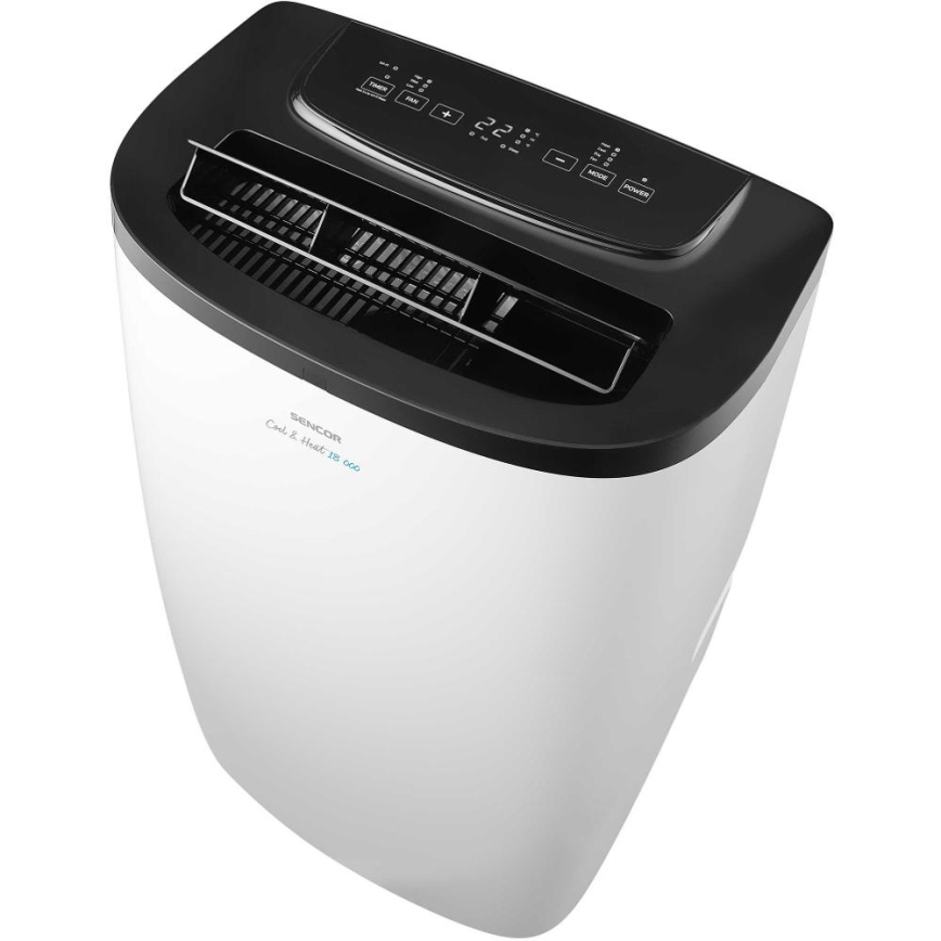 Sencor - Išmanus mobilus oro kondicionierius 4v1 įskaitant visus priedus 1750W/230V 18000 BTU Wi-Fi balta + nuotolinis valdymas