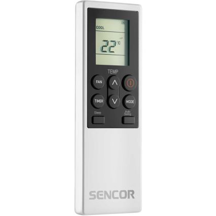 Sencor - Išmanus mobilus oro kondicionierius 4v1 įskaitant visus priedus 1750W/230V 18000 BTU Wi-Fi balta + nuotolinis valdymas