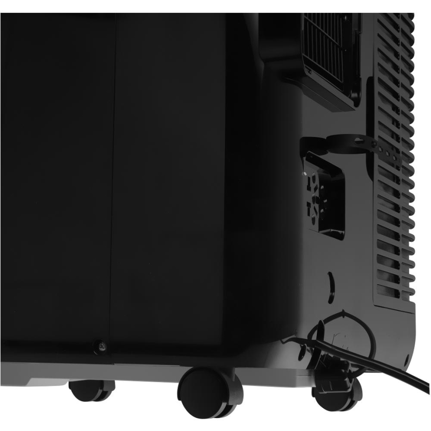 Sencor - Išmanusis mobilus oro kondicionierius įskaitant pilnus priedus 900W/230V 9000 BTU Wi-Fi juoda + nuotolinio valdymo pultas