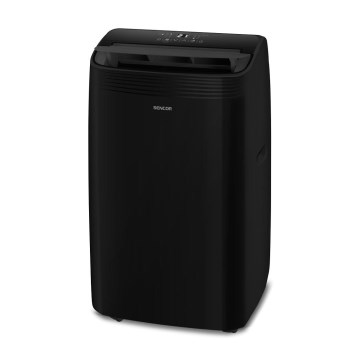 Sencor - Išmanusis mobilus oro kondicionierius įskaitant pilnus priedus 900W/230V 9000 BTU Wi-Fi juoda + nuotolinio valdymo pultas
