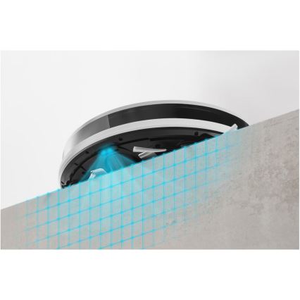 Sencor - Išmanusis robotas dulkių siurblys su šluoste 2in1 28W/2600 mAh Wi-Fi balta + nuotolinio valdymo pultas