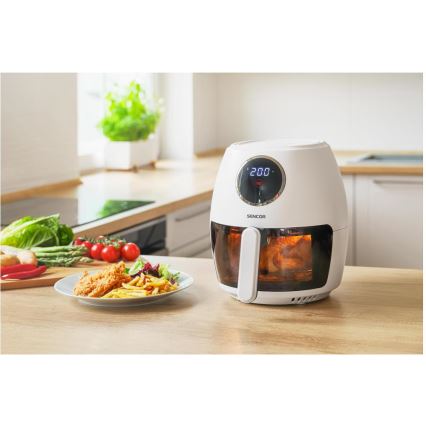 Sencor - Karšto oro gruzdintuvas 3,5 l 1300W/230V balta