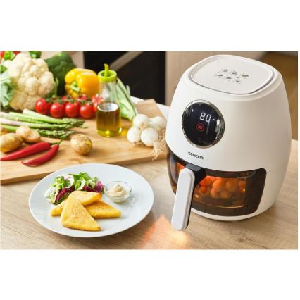Sencor - Karšto oro gruzdintuvas 3,5 l 1300W/230V balta