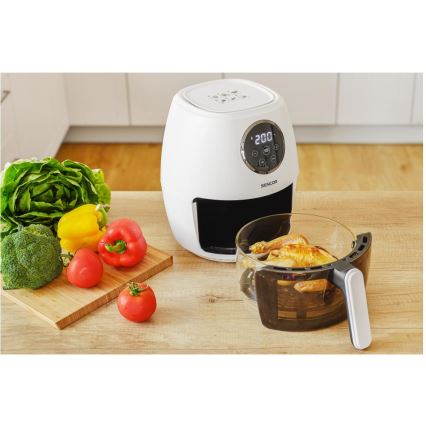 Sencor - Karšto oro gruzdintuvas 3,5 l 1300W/230V balta