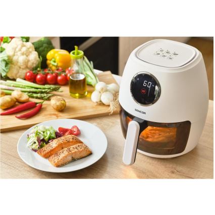 Sencor - Karšto oro gruzdintuvas 3,5 l 1300W/230V balta