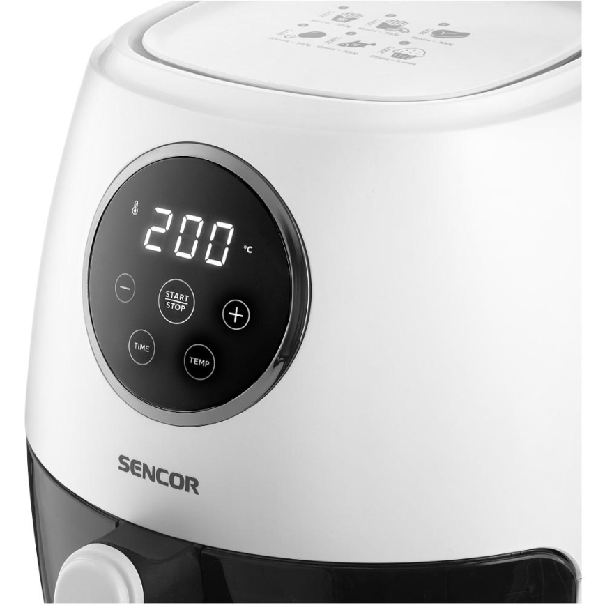 Sencor - Karšto oro gruzdintuvas 3,5 l 1300W/230V balta