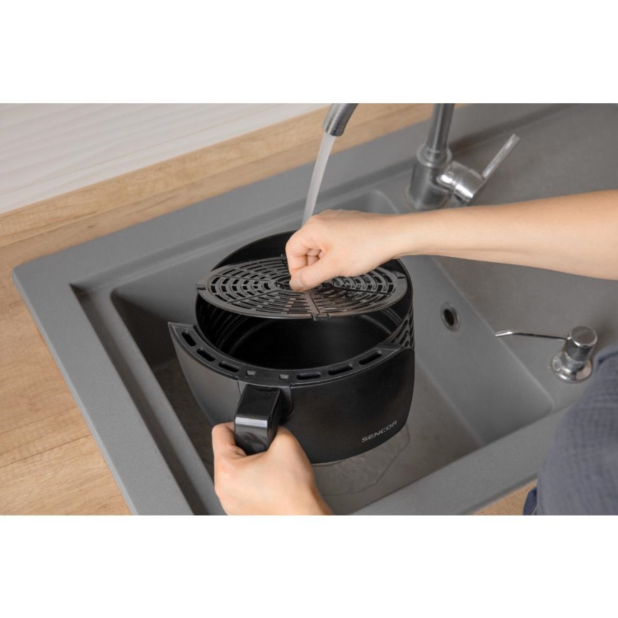 Sencor - Karšto oro gruzdintuvė 3,5 l 1300W/230V juoda