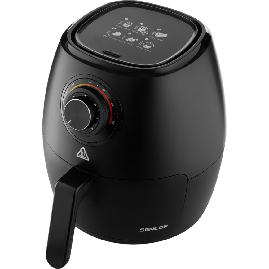 Sencor - Karšto oro gruzdintuvė 3,5 l 1300W/230V juoda