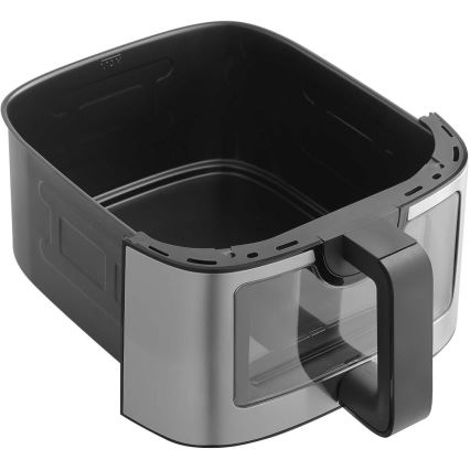 Sencor - Karštų orą cirkuliuojanti gruzdintuvė 9 l 1700W/230V juoda/matinis chromas