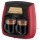Sencor - Kavos aparatas su dviem bokalais 500W/230V raudona/juoda