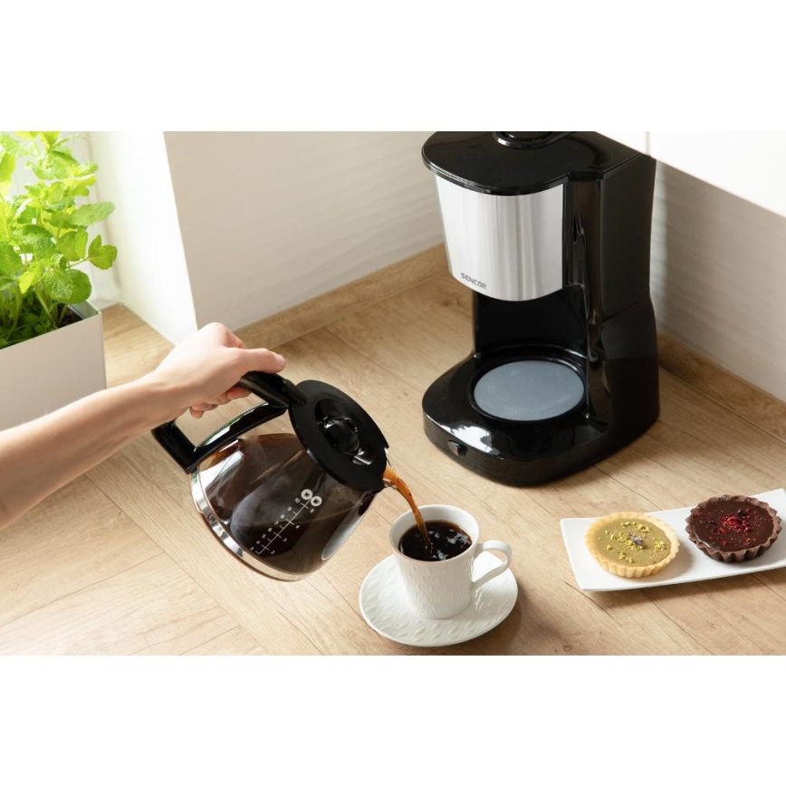 Sencor - Kavos virimo aparatas 1,25 l 1000W/230V