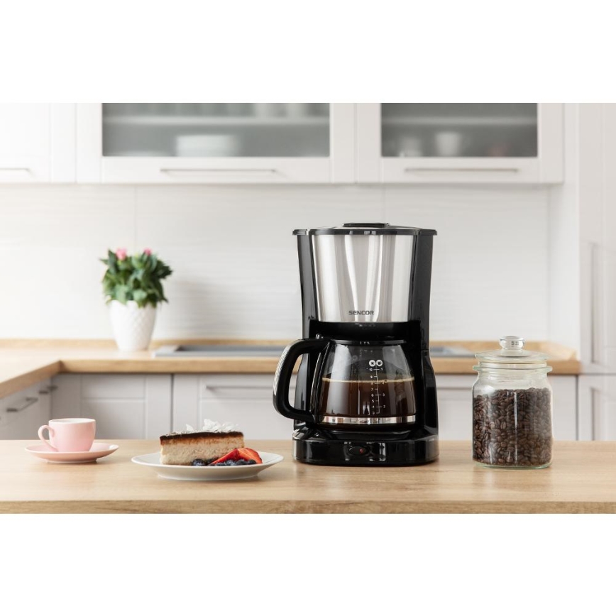 Sencor - Kavos virimo aparatas 1,25 l 1000W/230V