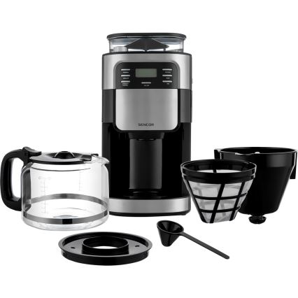 Sencor - Kavos virimo aparatas 1,5 l su LCD ekranu 900W/230V