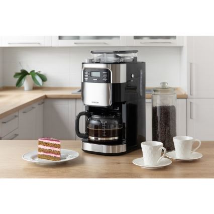 Sencor - Kavos virimo aparatas 1,5 l su LCD ekranu 900W/230V