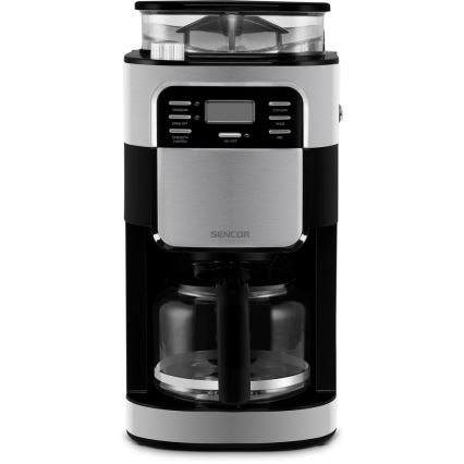 Sencor - Kavos virimo aparatas 1,5 l su LCD ekranu 900W/230V