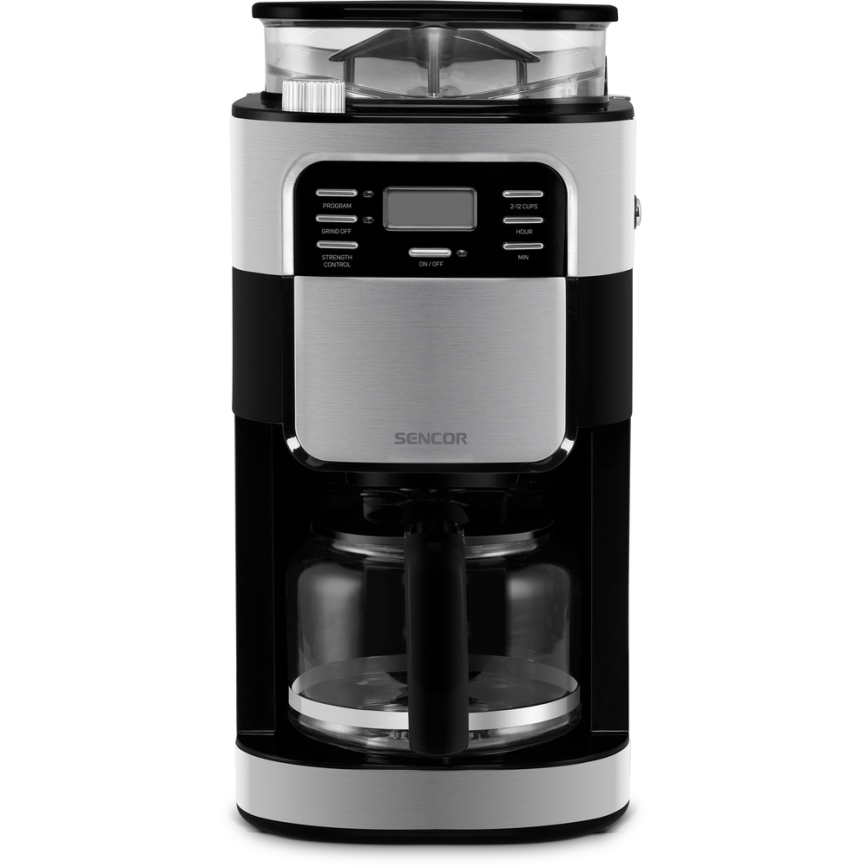 Sencor - Kavos virimo aparatas 1,5 l su LCD ekranu 900W/230V