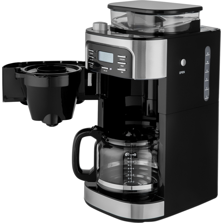 Sencor - Kavos virimo aparatas 1,5 l su LCD ekranu 900W/230V
