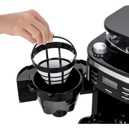 Sencor - Kavos virimo aparatas 1,5 l su LCD ekranu 900W/230V