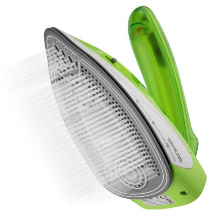 Sencor - Kelioninis garų lygintuvas 1100W/115V/230V žalias