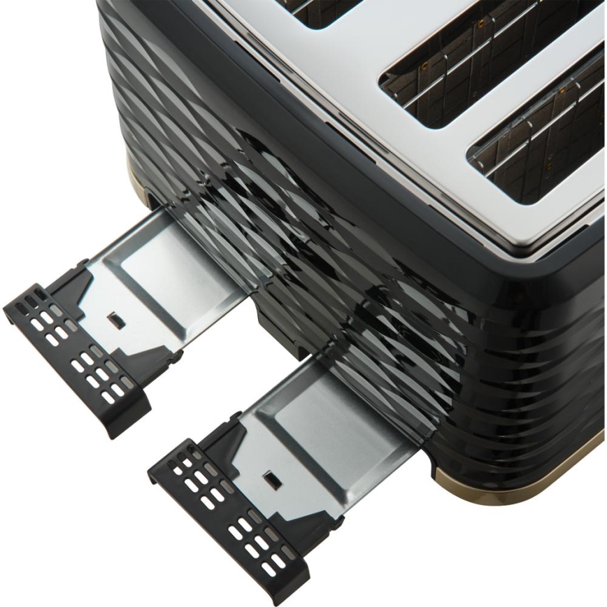 Sencor - Keturių riekelių skrudintuvas 1600W/230V juodas/kreminis