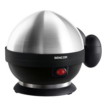 Sencor - Kiaušinių viryklė 320-380W/230V juoda/matinis chromas