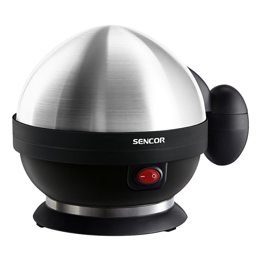 Sencor - Kiaušinių viryklė 320-380W/230V juoda/matinis chromas