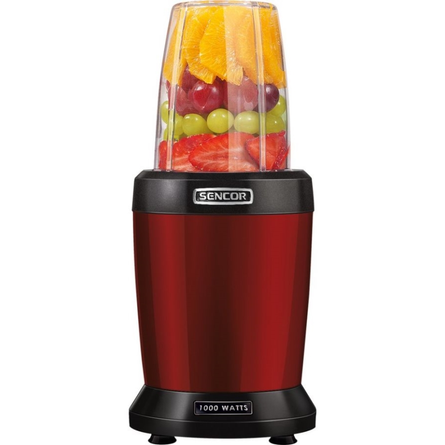 Sencor - Kokteilių nutri maišytuvas 1000W/230V raudonas
