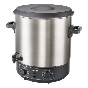 Sencor - Konservavimo puodas 27 l 1800W/230V nerūdijančio plieno/pilka