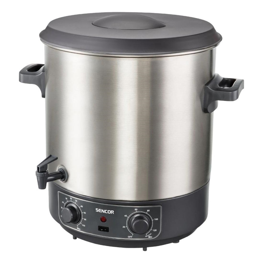 Sencor - Konservavimo puodas 27 l 1800W/230V nerūdijančio plieno/pilka