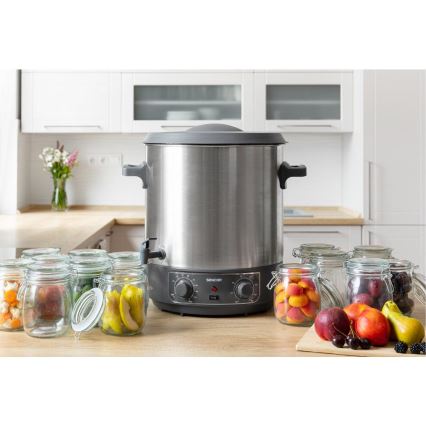 Sencor - Konservavimo puodas 27 l 1800W/230V nerūdijančio plieno/pilka