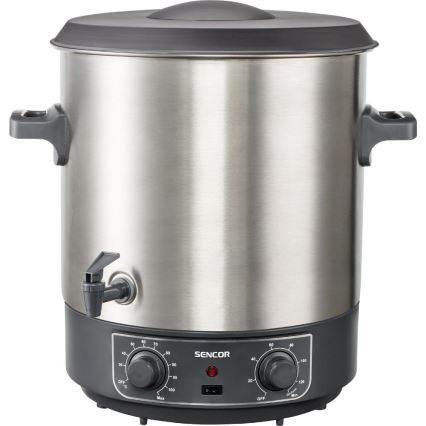 Sencor - Konservavimo puodas 27 l 1800W/230V nerūdijančio plieno/pilka
