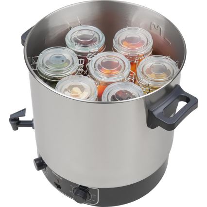 Sencor - Konservavimo puodas 27 l 1800W/230V nerūdijančio plieno/pilka